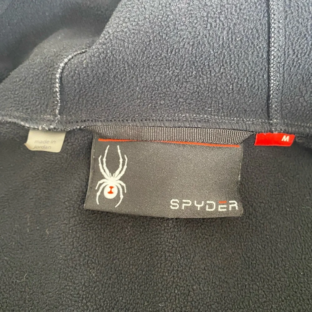 Spyder Men's Hooded Softshell Jacket - Gray Size M